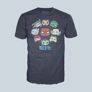 Funko POP! L Marvel Collector Corps Spider-Man Blue T-Shirt